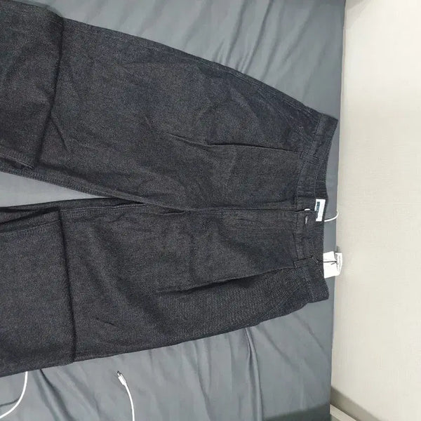 [BUNJANG] Black Wide Denim Pants / 블랙 와이드 데님 새상품