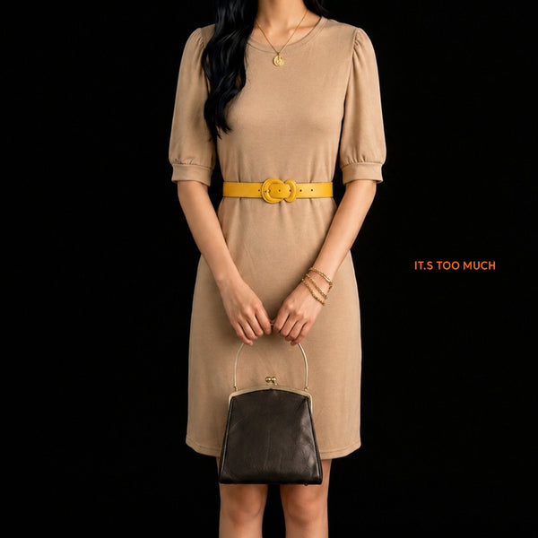 [BUNJANG] Vintage Short Sleeve/Sleeveless Mini Dress / Q1334 미니원피스 여성롱원피스 반팔원피스 나시원피스 빈티지샵 여자니트원피스