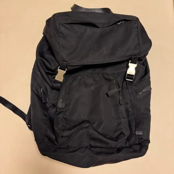 [BUNJANG] Prada Nylon Backpack Black / 프라다 나일론 백팩 블랙