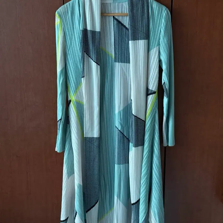 [BUNJANG] Pleated Long Cardigan / 플리츠 롱 가디건