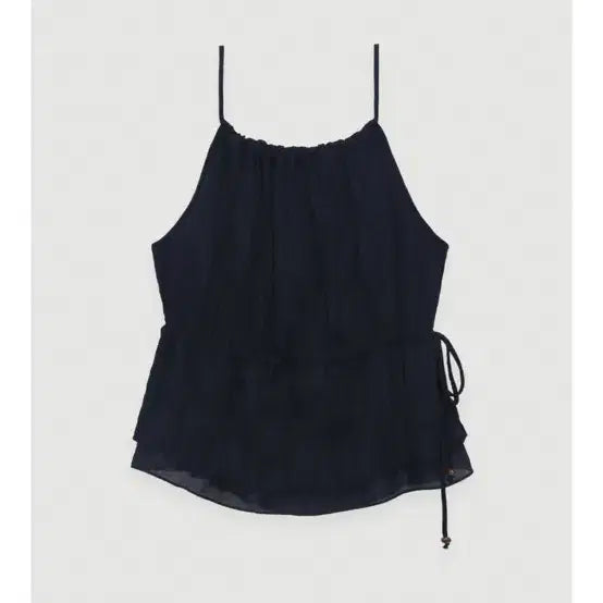 [BUNJANG] Poeto Crinkle Halter Top Blouse / 포에토 블라우스 crinkle halter top