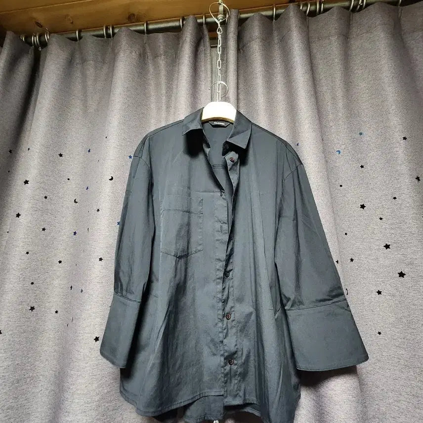 [BUNJANG] Balenciaga Deep Navy Shirt 7-Sleeve / 발렌시아 딥네이비 셔츠-66