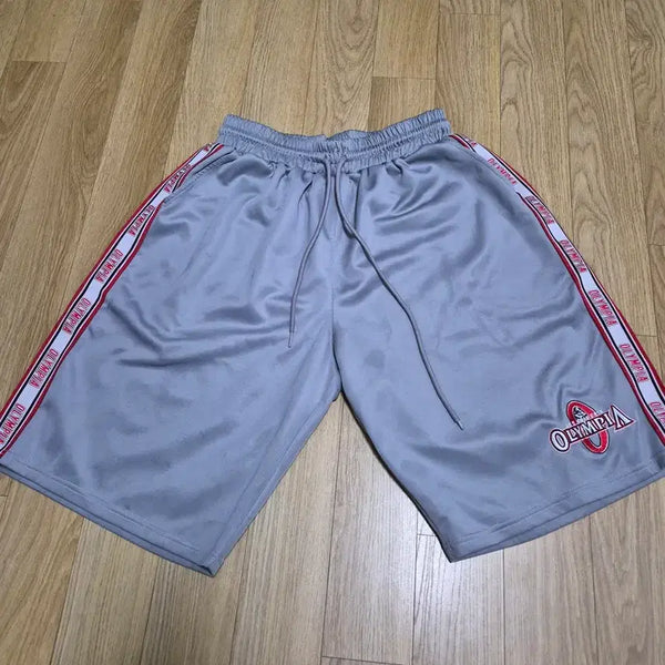 [BUNJANG] Olympia Lettering Bermuda Shorts Grey 3XL / 올림피아 레터링 버뮤다 쇼츠 그레이 3XL