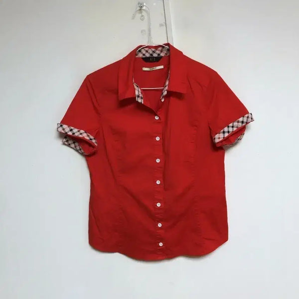 [BUNJANG] Daks Women's Short-Sleeve Shirt Size 55 / 닥스 여성 반팔 셔츠 90S 55호@9924
