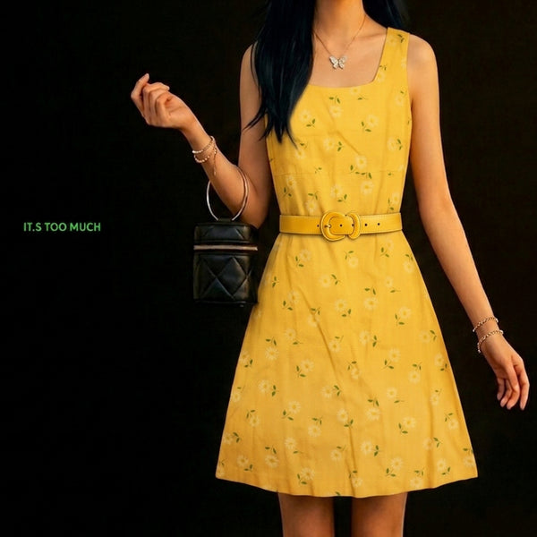 [BUNJANG] Vintage Mini Dress - Short Sleeve / Sleeveless / Q1337 미니원피스 여성롱원피스 반팔원피스 나시원피스 빈티지샵 여자니트원피스