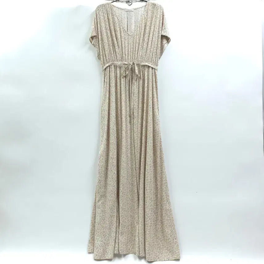 [BUNJANG] Earth Music & Ecology Belt Flower Maxi Dress / earth music & ecology 어스 뮤직앤에콜로지 벨트 플라워 롱원피스 맥시원피스 C589