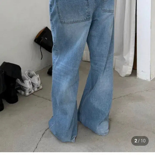 [BUNJANG] ACME Curved Yoke Wide Denim Pants / ACME 커브요크 와이드 데님 팬츠m 새상품