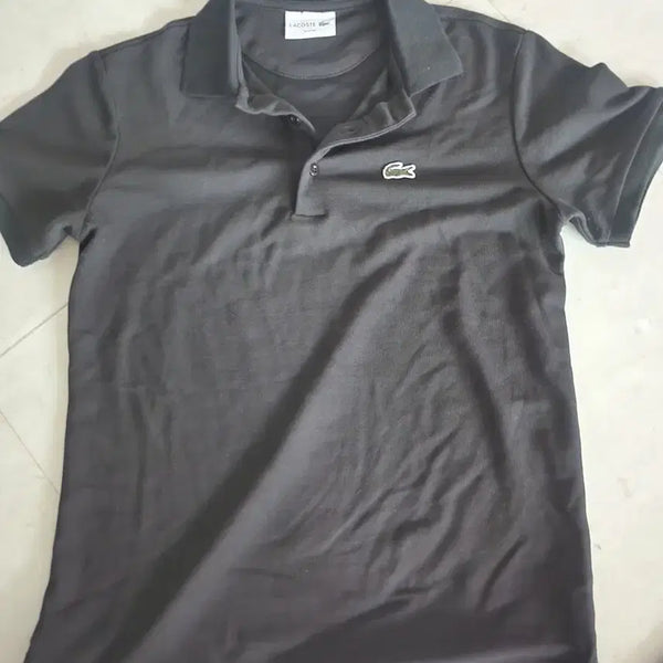 [BUNJANG] Lacoste Black Polo T-Shirt / 라코스테 카라티 블랙