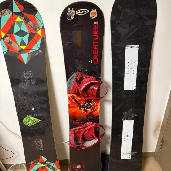 [BUNJANG] Snowboard Deck Set / 스노우보드 데크 3종