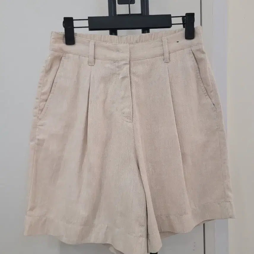 [BUNJANG] TOPTEN Linen Pintuck Banding Shorts / 탑텐 린넨 핀턱 밴딩 반바지 쇼츠 26사이즈