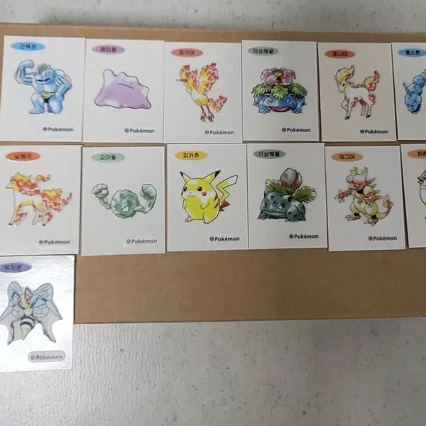 [BUNJANG] Pokemon Stickers Bundle Set / 포켓몬 띠부씰 일괄 판매합니다