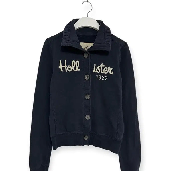 [BUNJANG] Hollister Y2K Navy Button Cardigan / 홀리스터 y2k 네이비 버튼 가디건