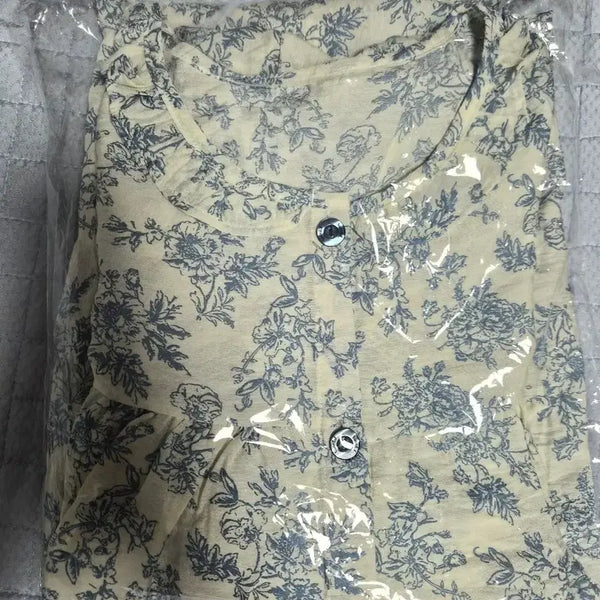 [BUNJANG] Scenery Viscose Blend Women's Pajama Set XL New / 풍경 인견 여성 잠옷세트 XL 새상품