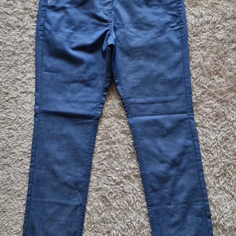 [BUNJANG] Razello Women's Cotton Pants Stud Detail Blue Size S / 라젤로  여성  바지  S