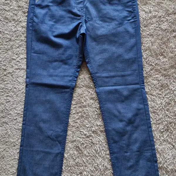 [BUNJANG] Razello Women's Cotton Pants Stud Detail Blue Size S / 라젤로  여성  바지  S