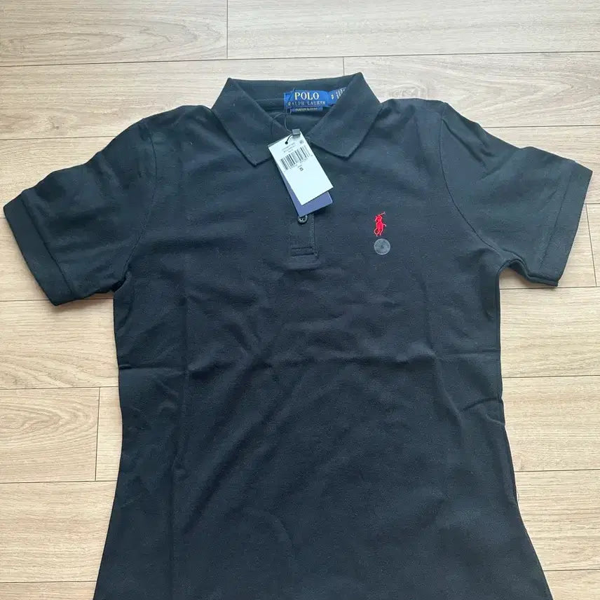 [BUNJANG] Polo Ralph Lauren Women's Slim Fit Pique Polo Shirt / 폴로 랄프로렌 여성 슬림핏카라티
