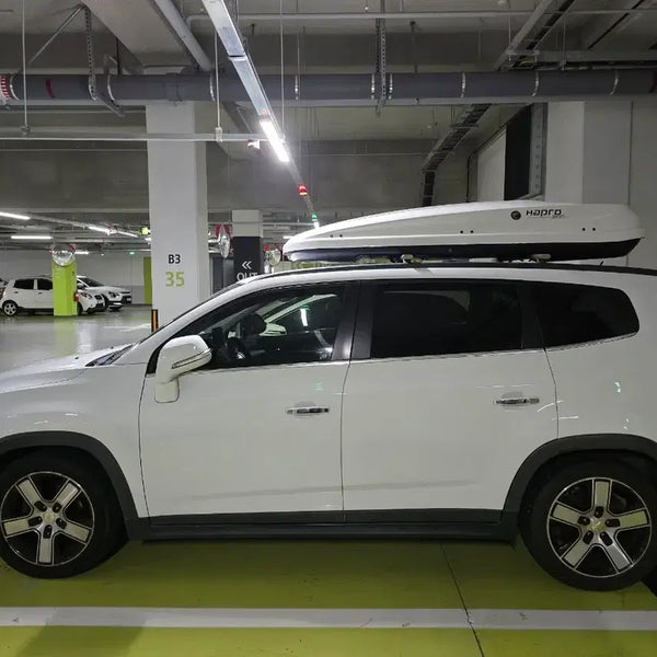 [BUNJANG] Orlando Low-Profile Crossbars with Hapro Zenith 8.6 Roof Box / [대구] 올란도 저상가로바와 하프로 제니스 8.6 루프박스