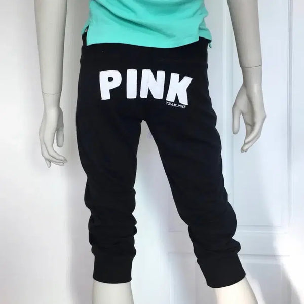 [BUNJANG] Pink Cropped Sweatpants / Pink 바지