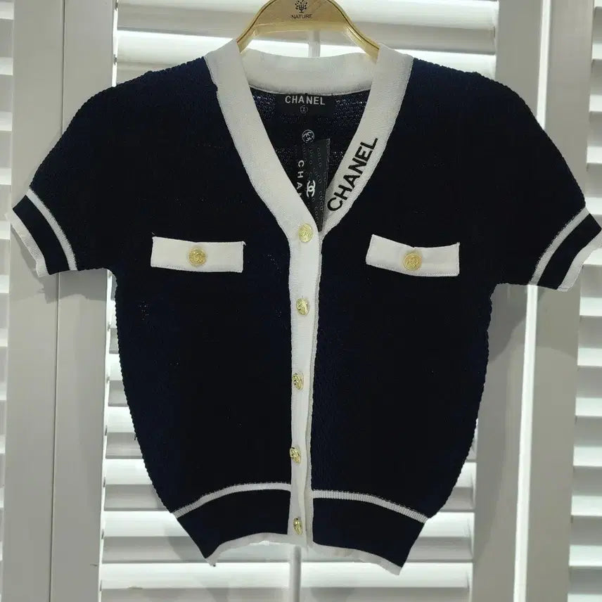 [BUNJANG] SHA Knit Navy Cardigan / 샤 니트 네이비 가디건
