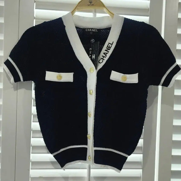 [BUNJANG] SHA Knit Navy Cardigan / 샤 니트 네이비 가디건