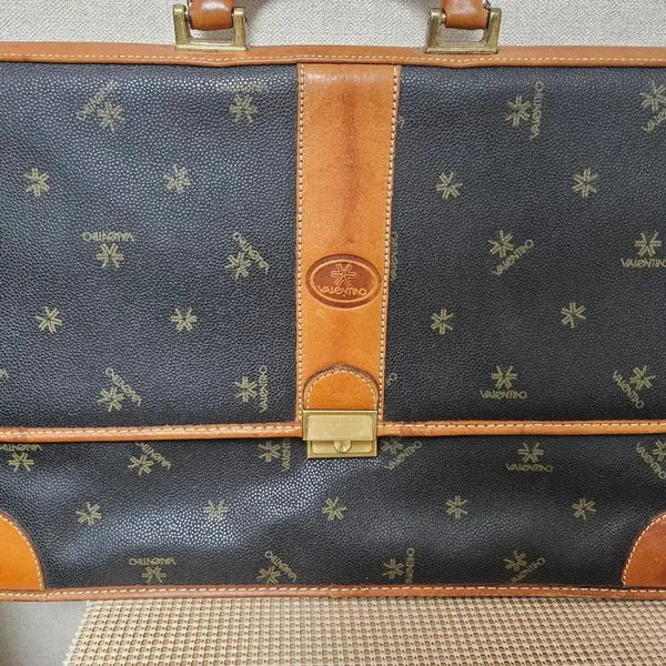 [BUNJANG] Valentino Leather Briefcase / 발렌티노 가죽 서류 가방