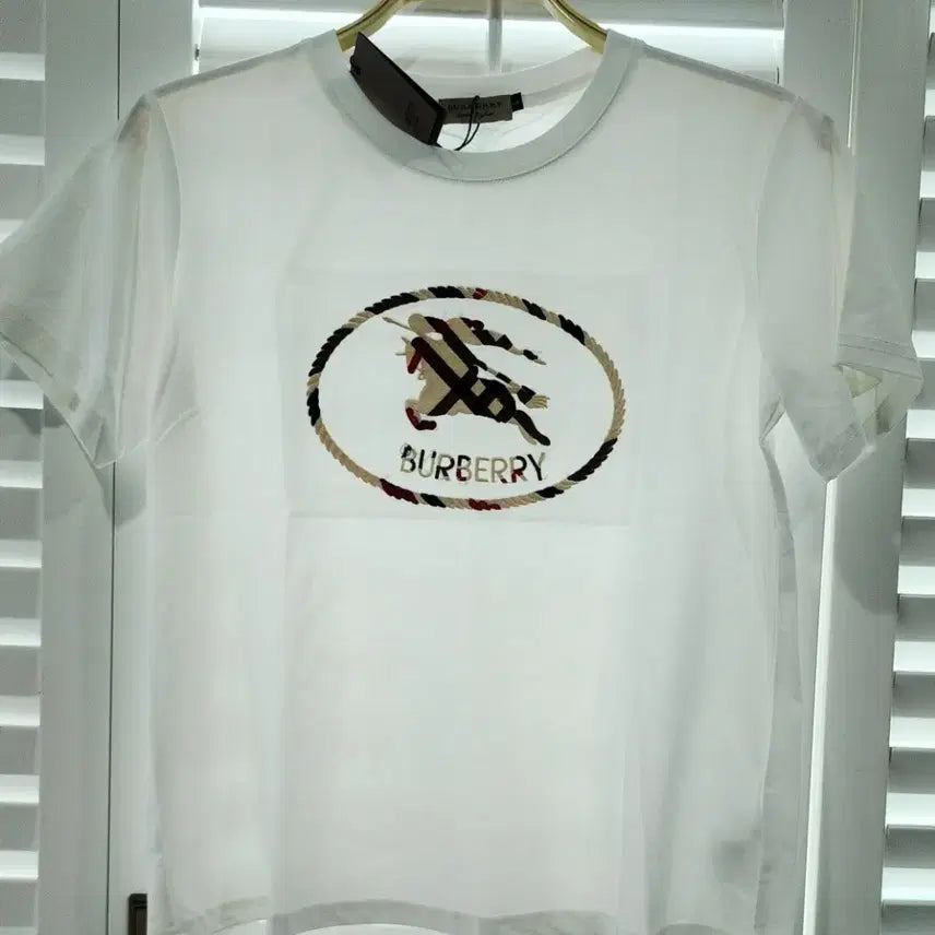 [BUNJANG] Burberry Embroidered T-Shirt / 버버리 티셔츠