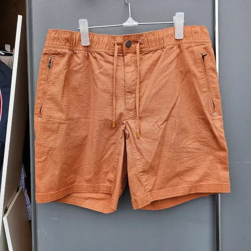 [BUNJANG] L.L.Bean Orange-Brown Cotton Blend Stretch Shorts XL / 엘엘빈 L.L.Bean 반바지