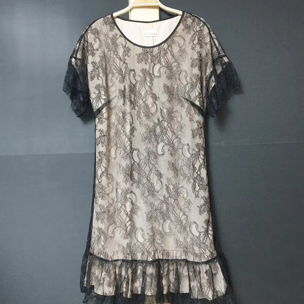 [BUNJANG] RED Valentino Black Mini Dress / 진짜만원 발렌티노 정품 레드발렌티노 66 미니원피스 블랙