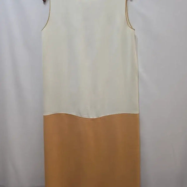 [BUNJANG] Chloé Two-Tone Viscose Sleeveless Dress / (정품)끌로에 투톤 배색 비스코스 민소매 원피스
