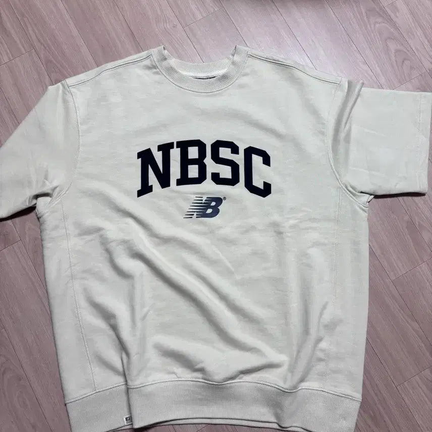 [BUNJANG] New Balance NBSC Sweatshirt Light Beige / 뉴발란스 NBSC 맨투맨 라이트 베이지