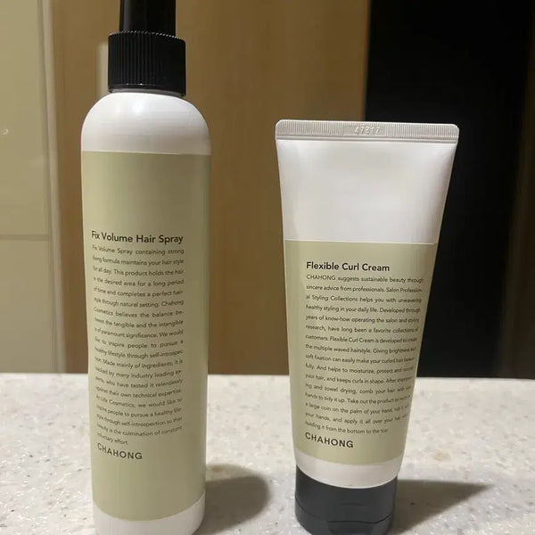 [BUNJANG] Cha Hong Curl Cream & Spray Set (250ml) / 차홍 컬크림 / 스프레이 250ml