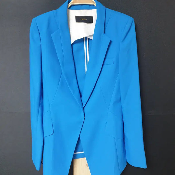 [BUNJANG] JIGOTT Women's Spring/Summer Blazer Jacket Blue Size 55 / 진짜만원 JIGOTT 정품 봄여름자켓 55 블루