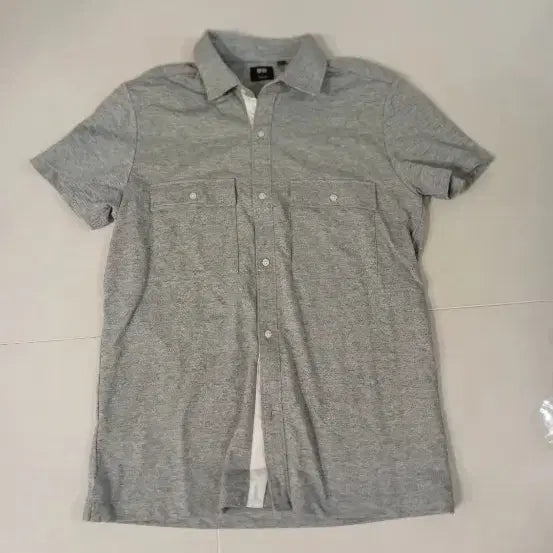 [BUNJANG] Theory x Uniqlo Collaboration T-Shirt (Men's, Size L, Gray) / 띠어리 유니클로 콜라보 티셔츠 남성