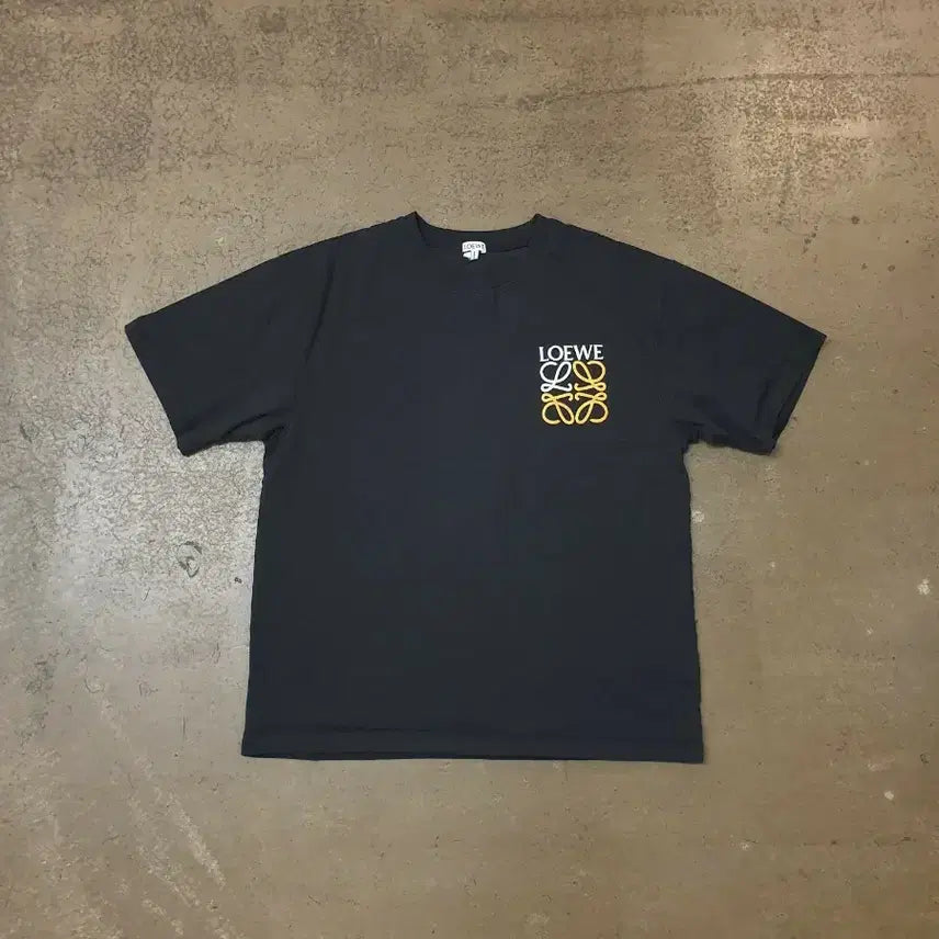 [BUNJANG] Loewe Anagram Short Sleeve T-Shirt Black M / 로에베 아나그램 반팔티 블랙 M