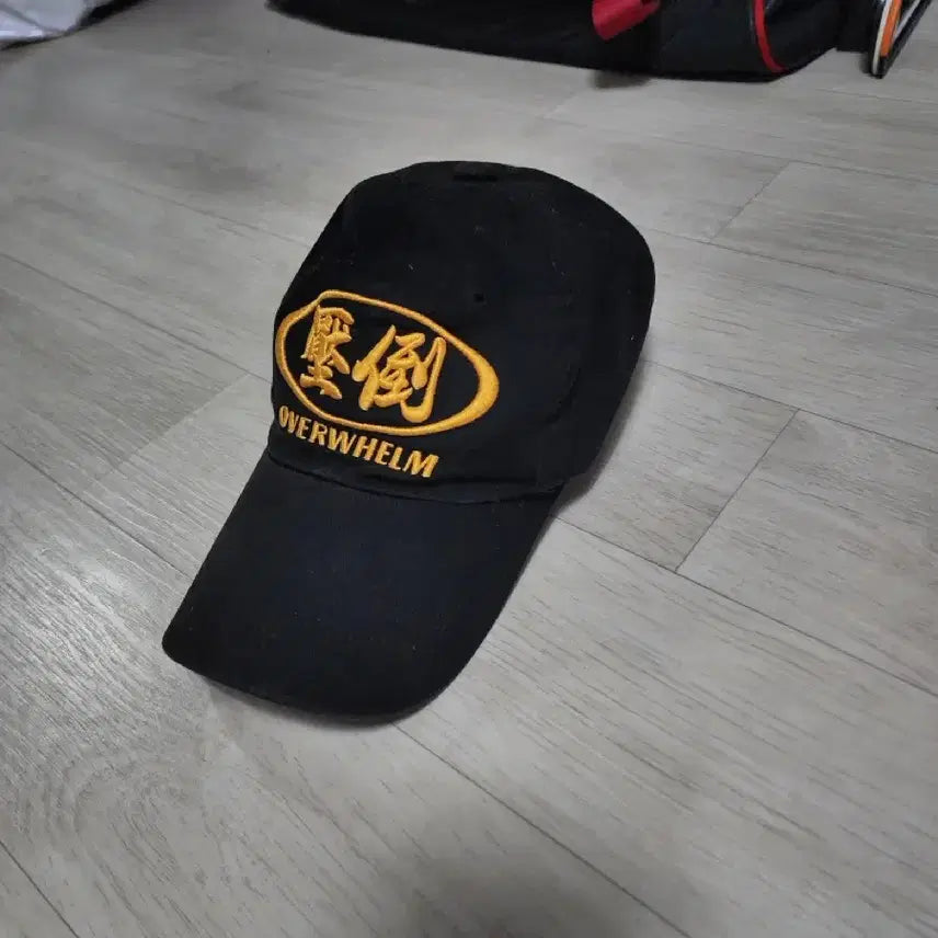 [BUNJANG] APDO Circular Logo Ball Cap Black Free Size / 압도 볼캡 원형로고 검정 free사이즈