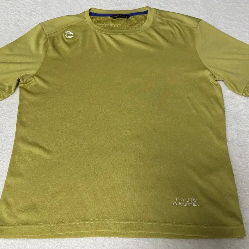 [BUNJANG] Louis Castel Polyester Short-Sleeve T-Shirt Yellow Size 95 / 루이까스텔  폴리 반팔티 95