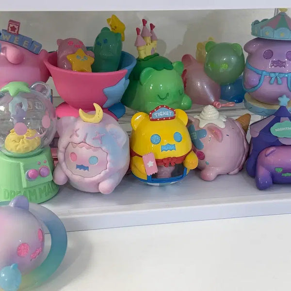[BUNJANG] Shinwoo Ghost Bear 12-Piece Figure Set / 신우작가 고스트베어 피규어 12종