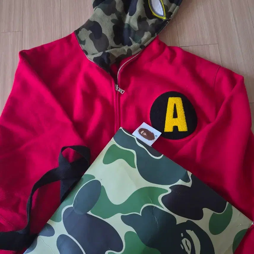 [BUNJANG] BAPE Full Zip Hoodie XL / 베이프 후드집업