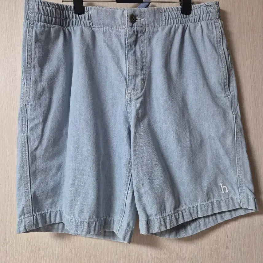 [BUNJANG] Hazzys Men's Washed Denim Shorts (Size 86) / (22년) 헤지스 반바지 워싱  밴딩 청반바지 86 남성