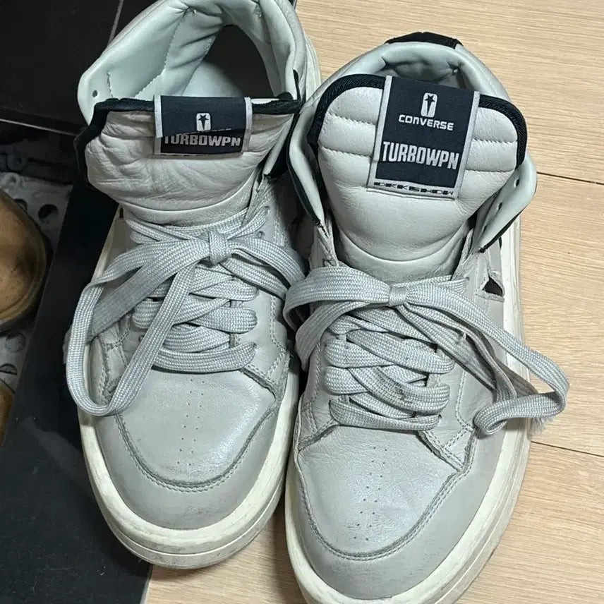 [BUNJANG] Rick Owens Converse Turbo-Weapon Pelican Sneakers / 릭오웬스 컨버스 터보웨폰 펠리칸