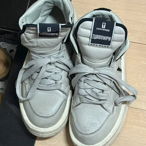 [BUNJANG] Rick Owens Converse Turbo-Weapon Pelican Sneakers / 릭오웬스 컨버스 터보웨폰 펠리칸