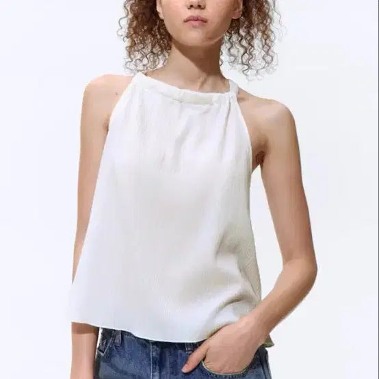[BUNJANG] H&M Halterneck Blouse (New) / h&m 홀터넥블라우스 새상품