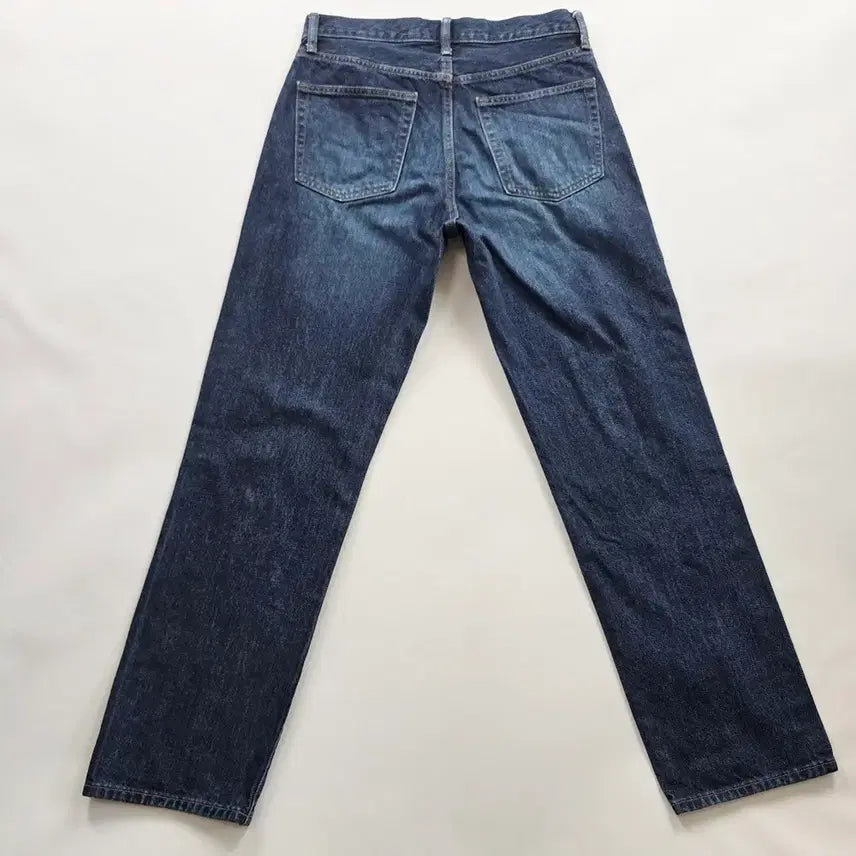[BUNJANG] Uniqlo Straight Fit Washed Denim Jeans Size 32 / 유니클로 청바지 캐주얼 일자 워싱 데님팬츠 사이즈32 R6614