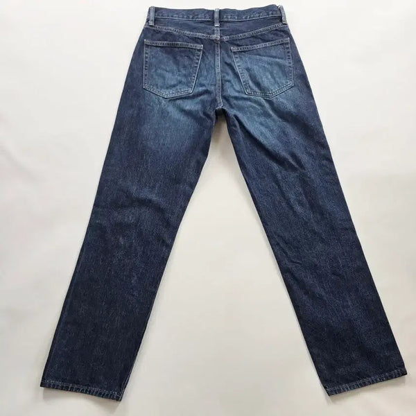 [BUNJANG] Uniqlo Straight Fit Washed Denim Jeans Size 32 / 유니클로 청바지 캐주얼 일자 워싱 데님팬츠 사이즈32 R6614