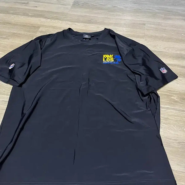 [BUNJANG] NFL LA Rams Short Sleeve T-Shirt Black XXL / NFL LA Rams 반팔 티셔츠 블랙