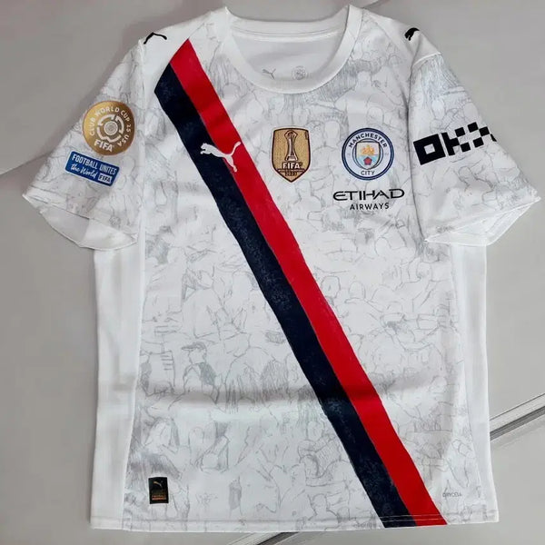 [BUNJANG] Manchester City 25 Club World Cup Away Haaland Full Marking US L / 맨시티 25 클럽월드컵 어웨이 홀란 풀마킹 US L