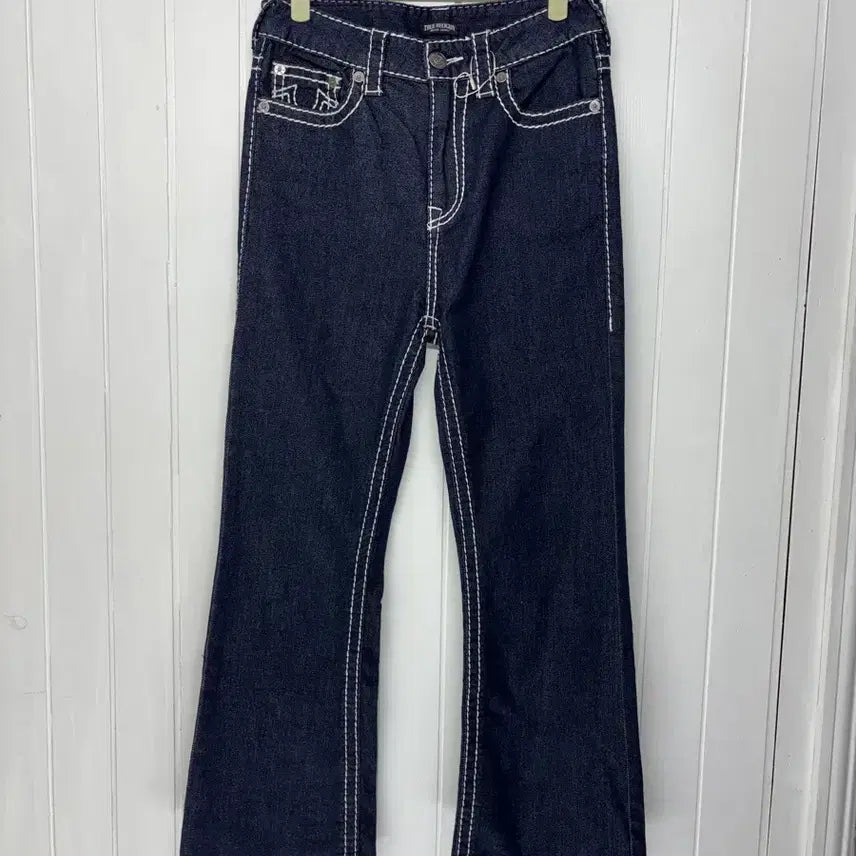 [BUNJANG] True Religion Women's Bootcut Denim Pants Size 27 / 트루릴리젼 부츠컷 데님 팬츠 여성27인치 ㅡ0722