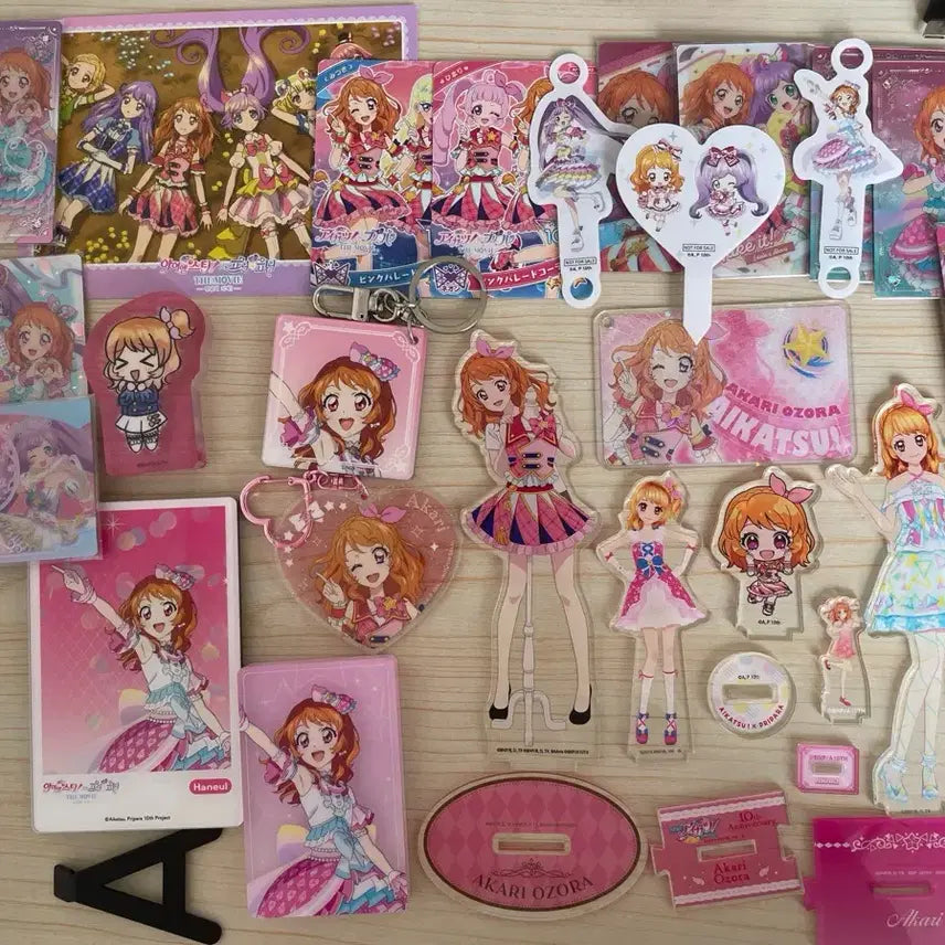 [BUNJANG] Aikatsu! Star Paradise Akari Ozora Exclusive Goods Set / 아이엠스타 아이카츠 스타파라 오오조라 아카리 하늘 특전 굿즈 세트