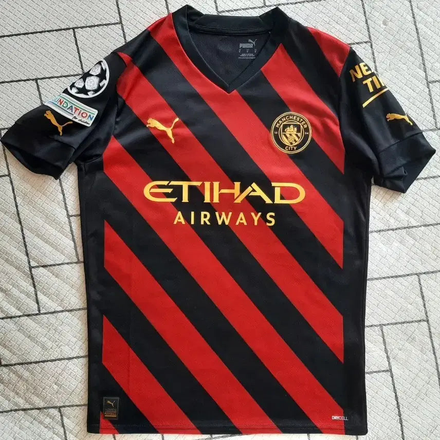 [BUNJANG] Manchester City 22-23 Season Third Kit De Bruyne Champions League Version Jersey (US M) / 맨시티 22-23 시즌 써드 챔스버전 더브라위너 US M