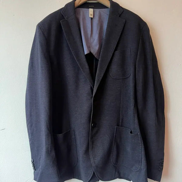 [BUNJANG] Massimo Dutti Dark Navy Cotton Single Jacket / 마시모뚜띠 남성 다크네이비 코튼자켓 싱글자켓 54